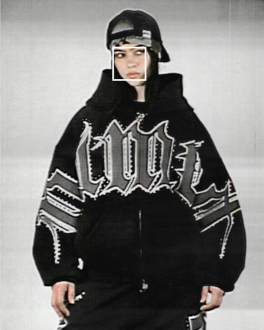 Vetements Black Bling Bling Hoodie for Men