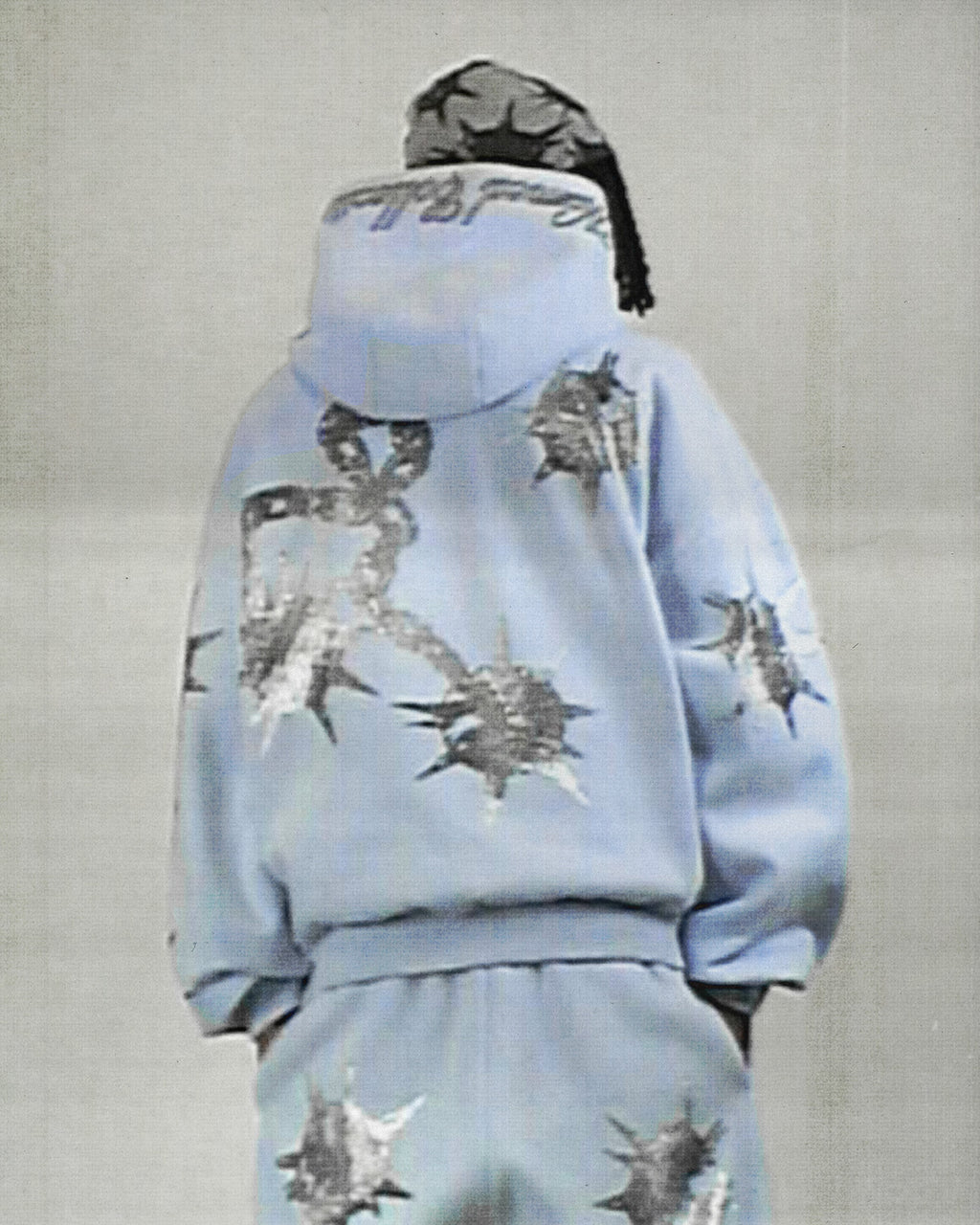 CLASH RHINESTONE HOODIE ICED BLUE – NAMED COLLECTIVE®