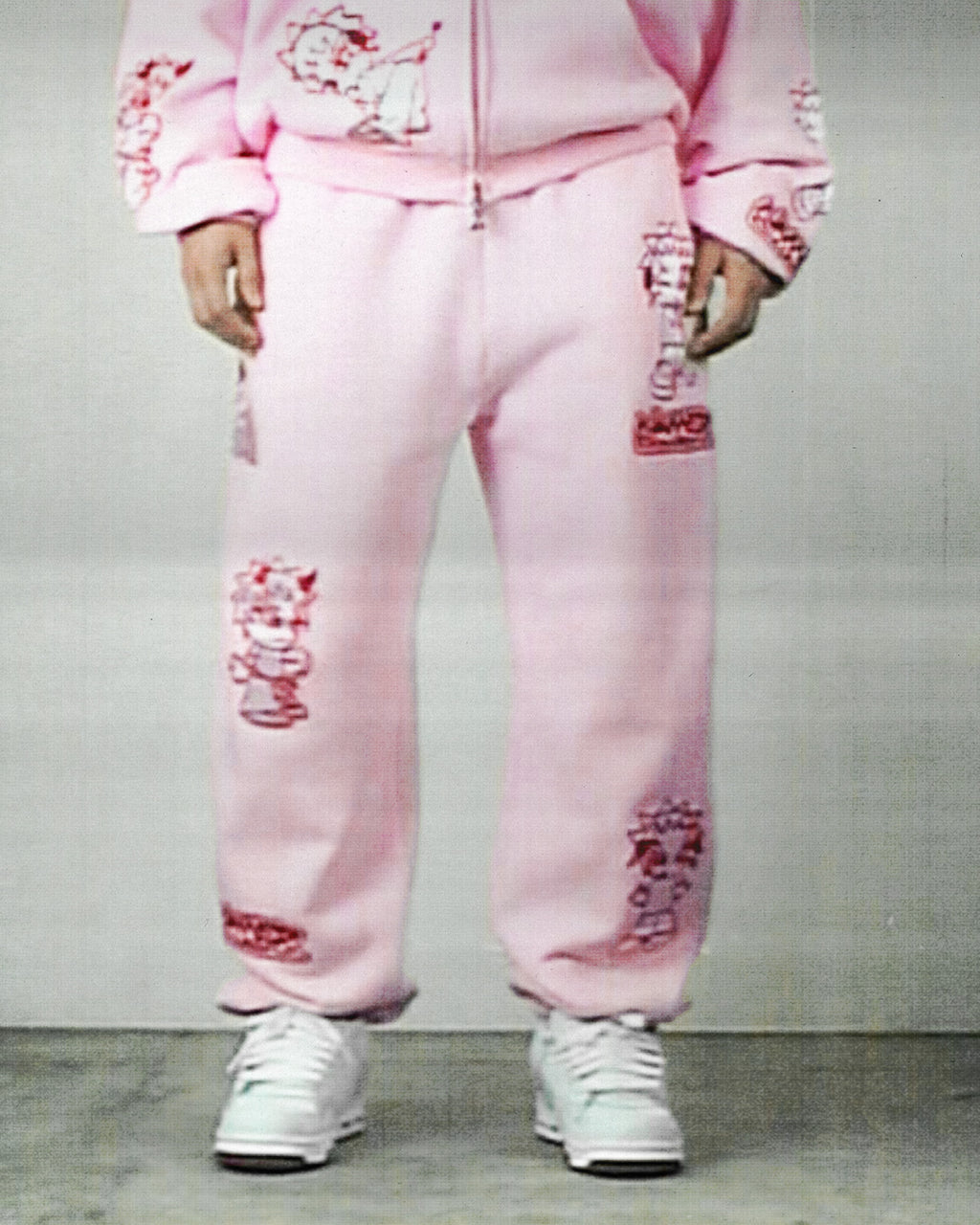 FLAME SWEATPANTS PINK POISON – NAMED COLLECTIVE®