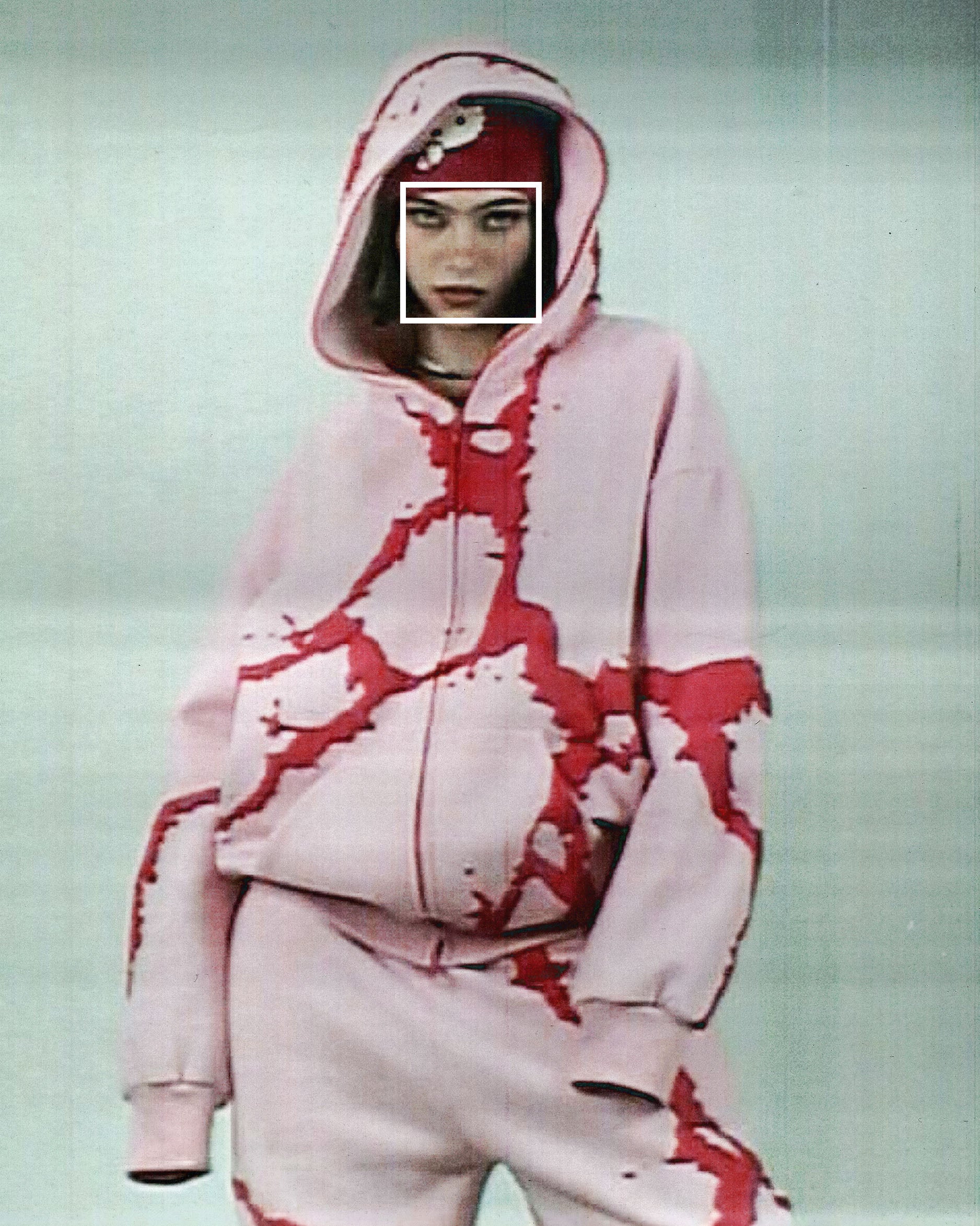 VENOM ZIP HOODIE PINK POISON