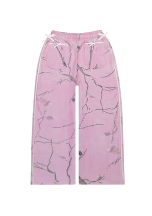 PREY OVERSIZED SWEATPANTS PINK CAMO