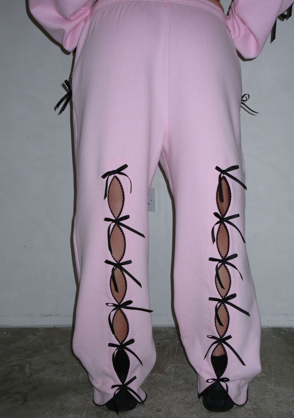 PRINC355 Ribbon Sweatpants Baby Pink – NAMED COLLECTIVE®