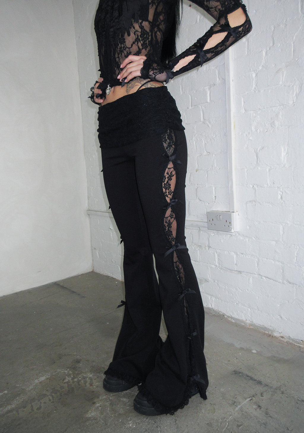 パンツ SCULPTOR Lace Double Knee Pants SCULPTOR Lace Double Knee Pants