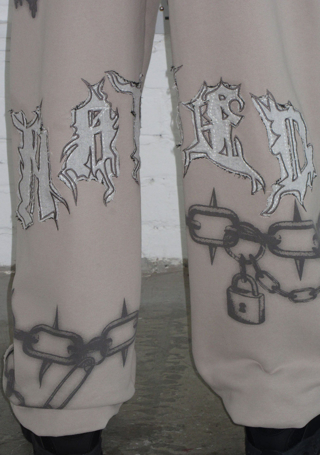 CHAINS SWEATPANTS BONE
