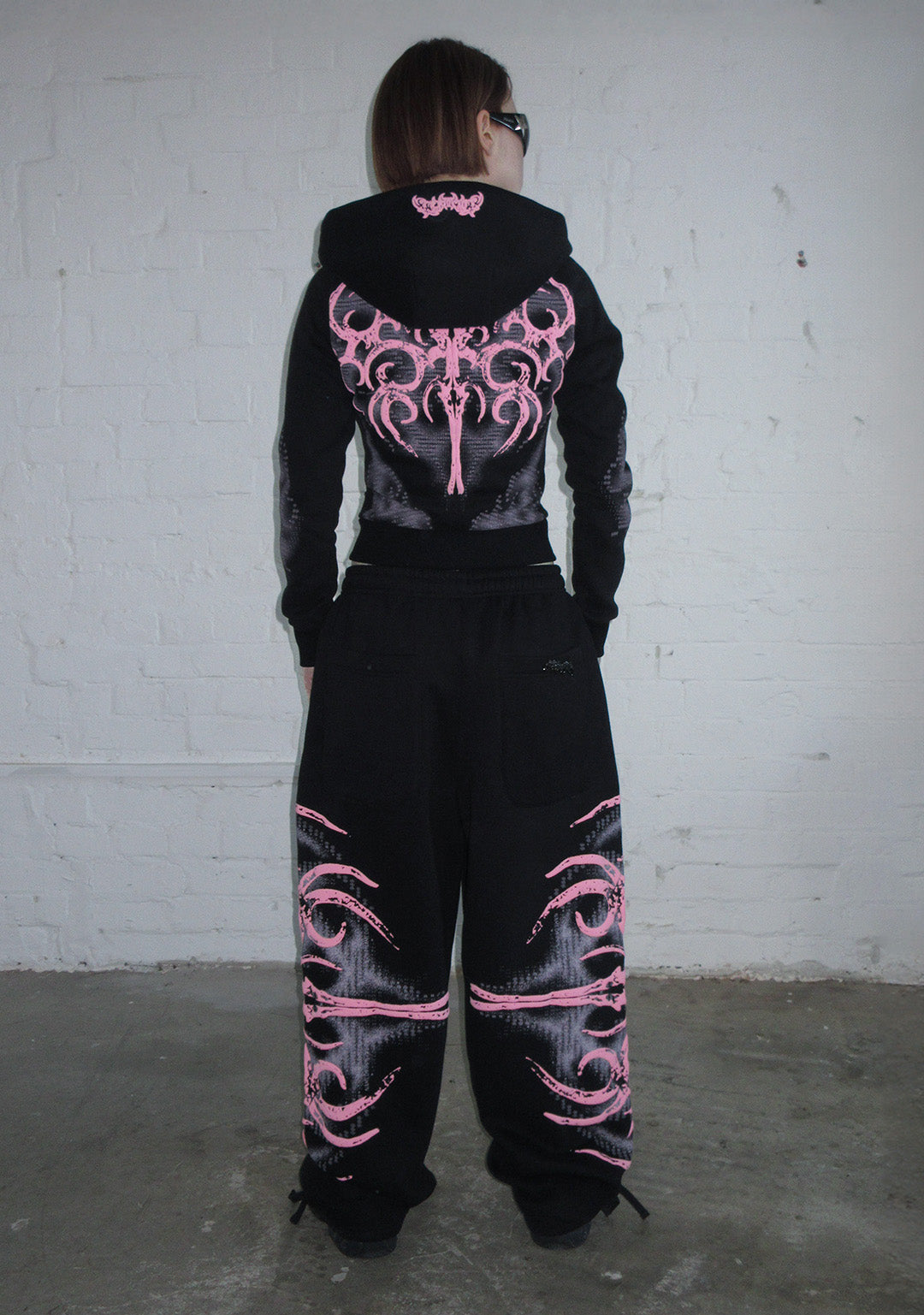 EUPHORIA PUFF PRINT OVERSIZED SWEATPANTS BLACK