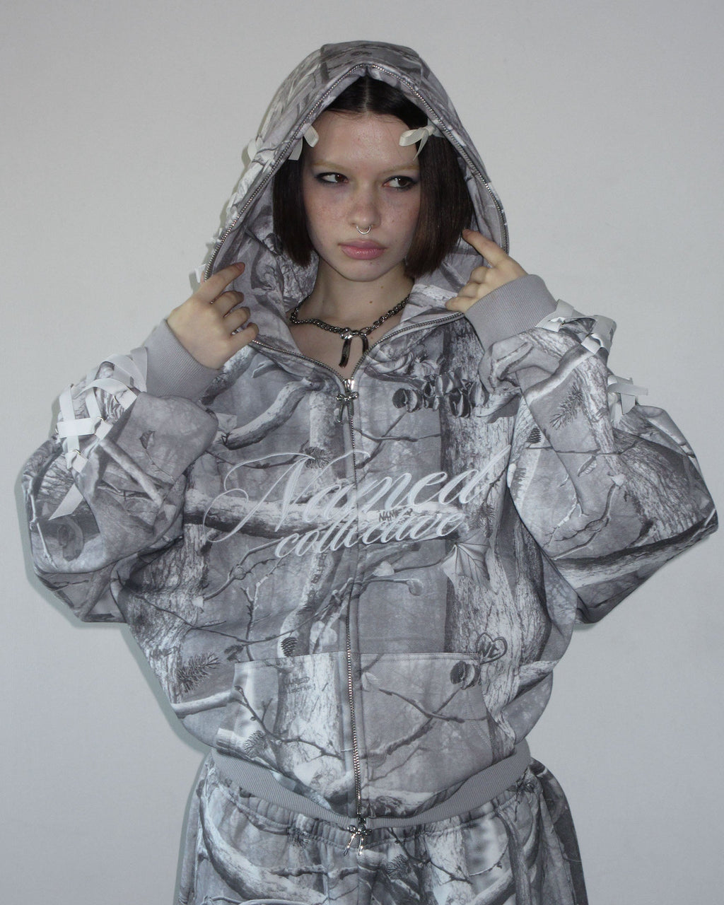 FORBIDDEN ZIP HOODIE CHALK – NAMED COLLECTIVE®