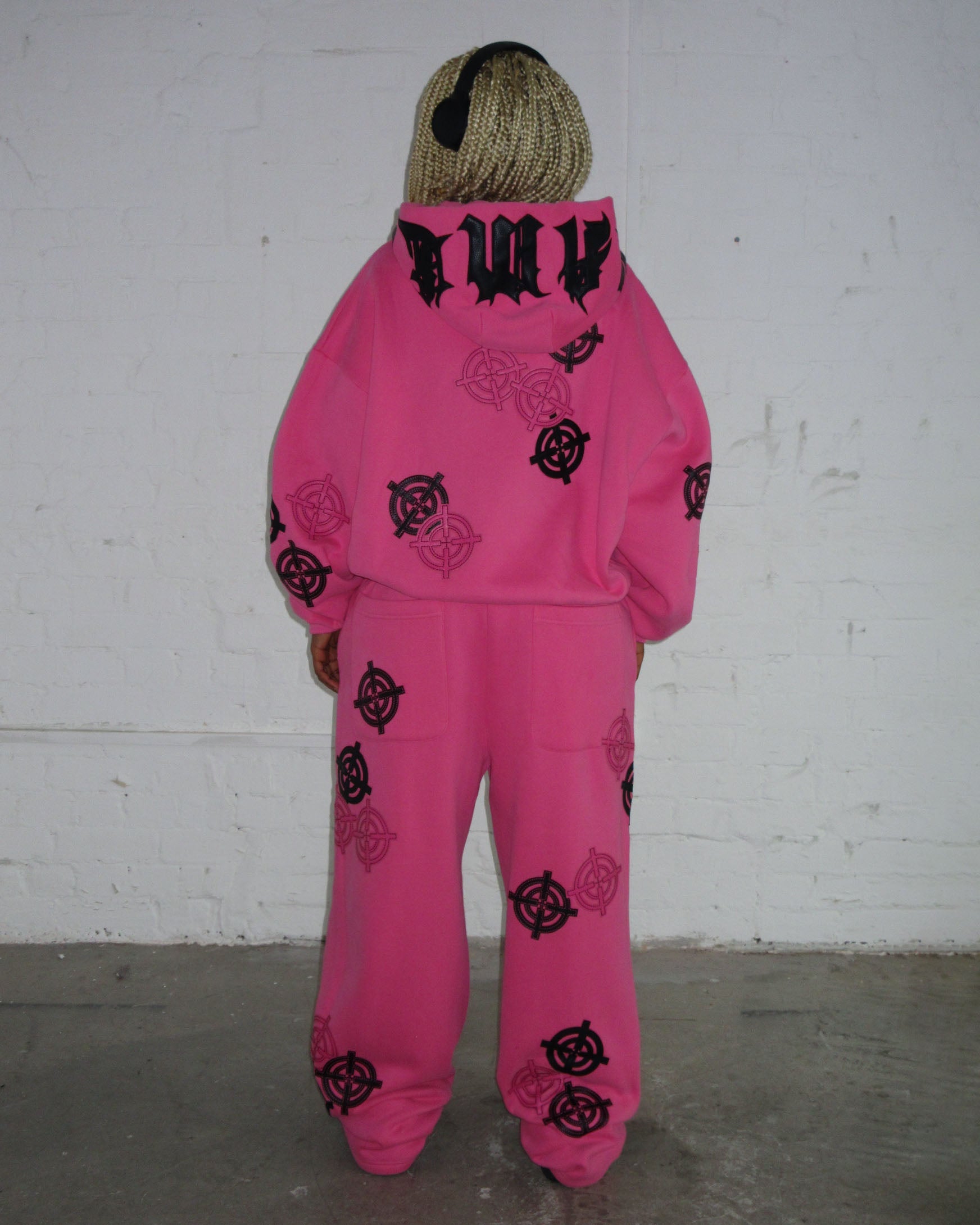 INCOGNITO ZIP HOODIE HOT PINK