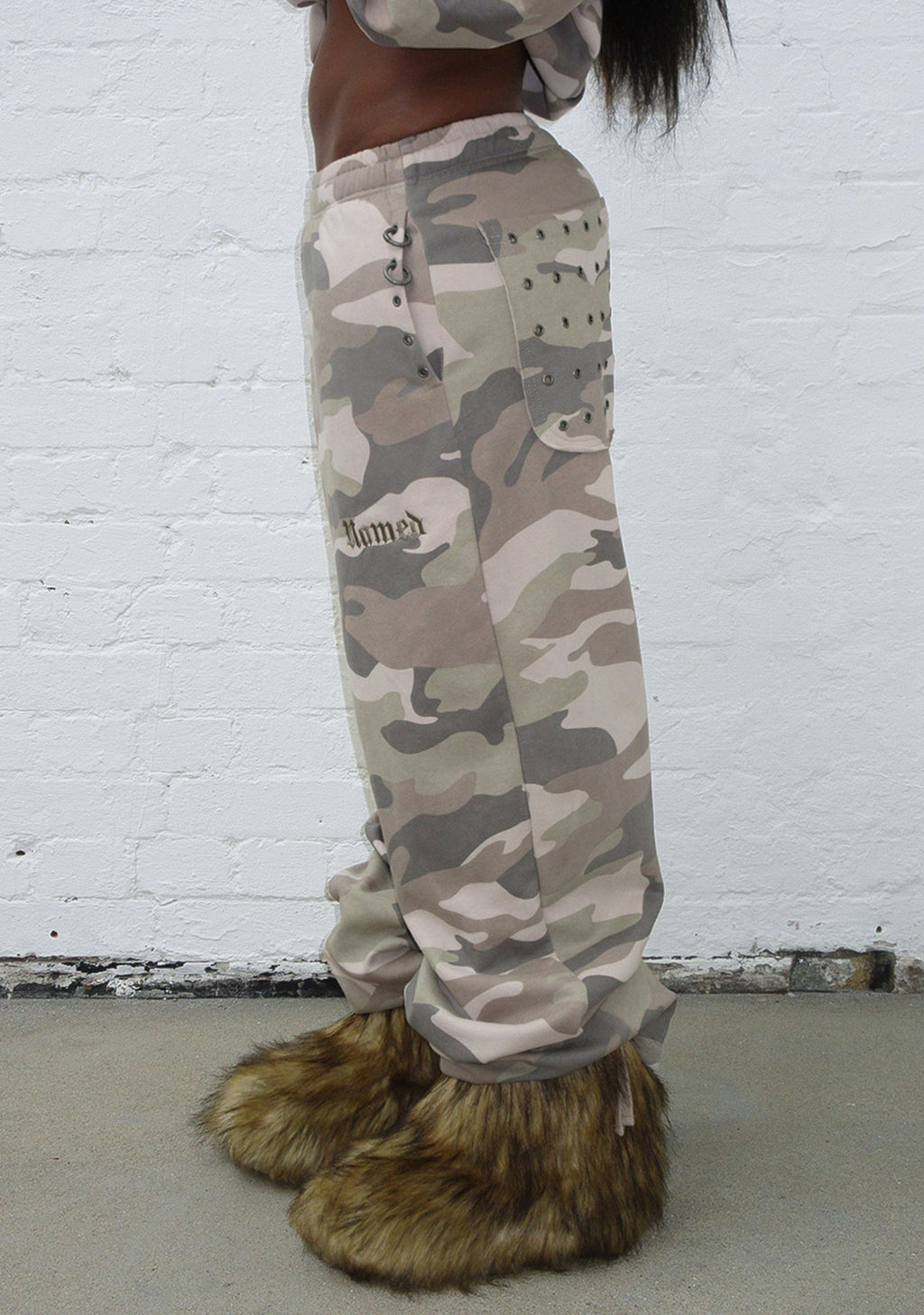 Midnight Studded Oversized Sweatpants Camo – NAMED COLLECTIVE®