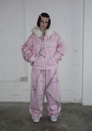 PREY OVERSIZED SWEATPANTS PINK CAMO