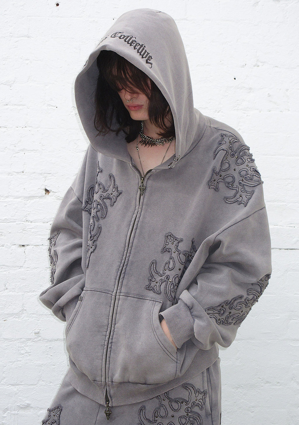 sinner-studded-zip-hoodie-grey