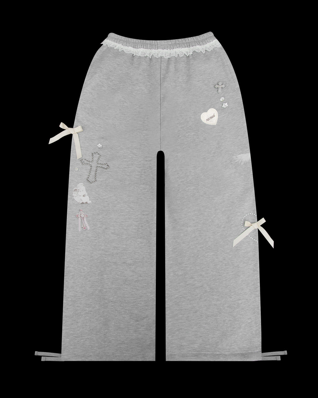 【NAMED COLLECTIVE】WHISPER OVERSIZED スウェットパンツ Whisper Oversized Sweatpants Grey Marl – NAMED COLLECTIVE®