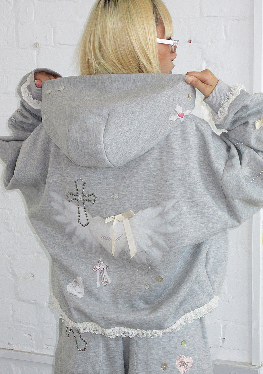 Whisper Zip Hoodie Grey Marl – NAMED COLLECTIVE®