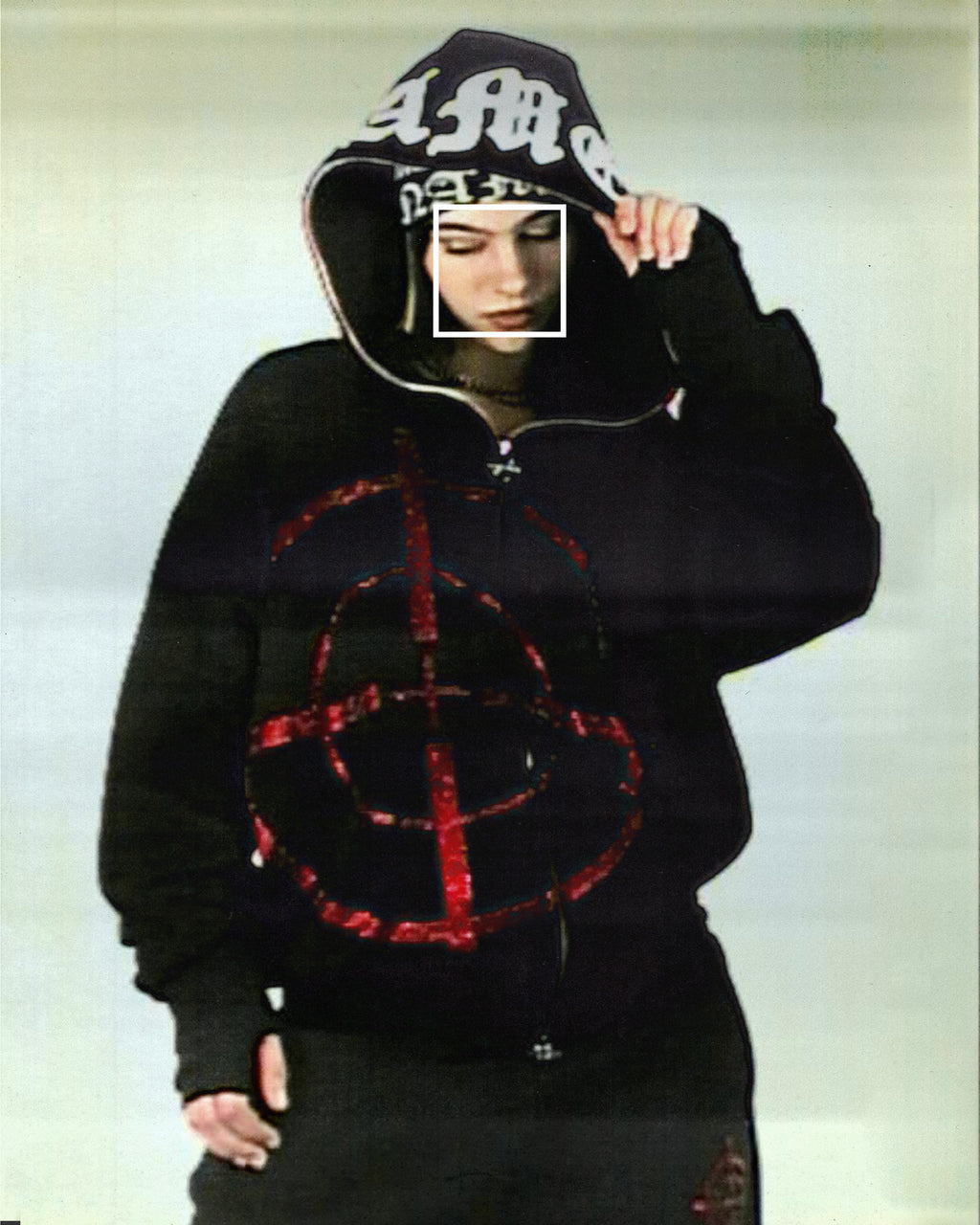 RHINESTONE HOODIE BLACK - PREMIÈRE