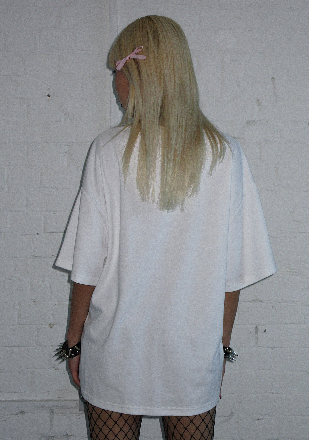 404 ERROR BUNNY OVERSIZED TEE WHITE