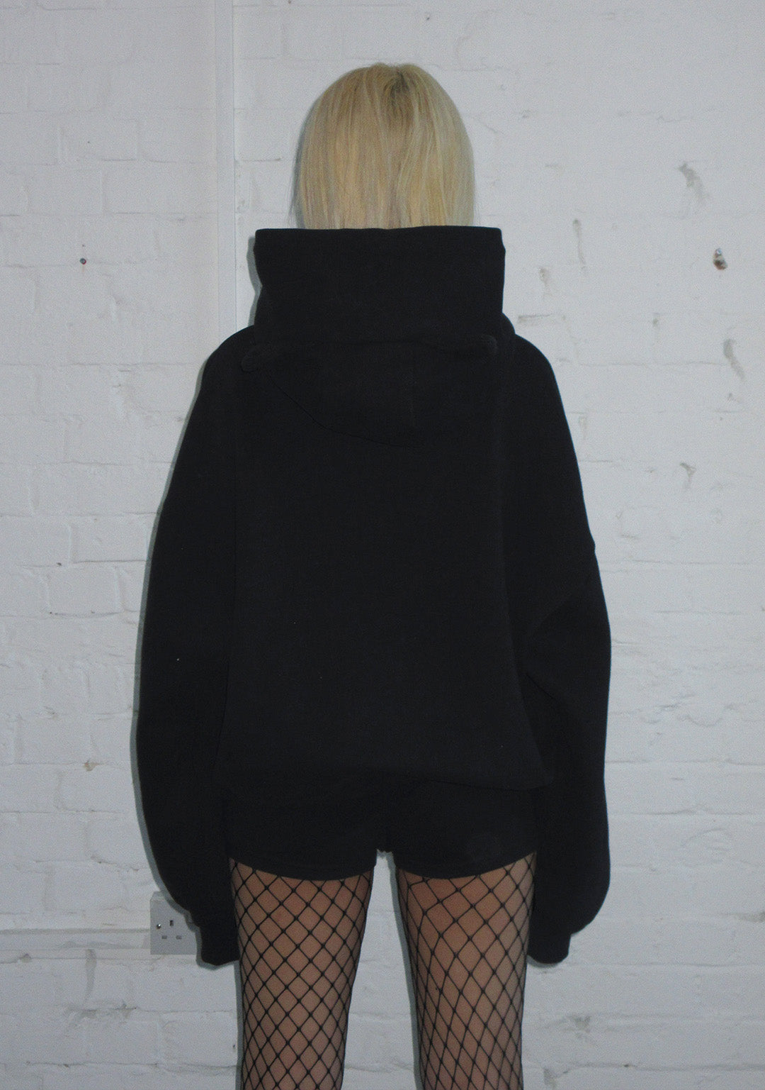 404 ERROR KITTY HOODIE BLACK