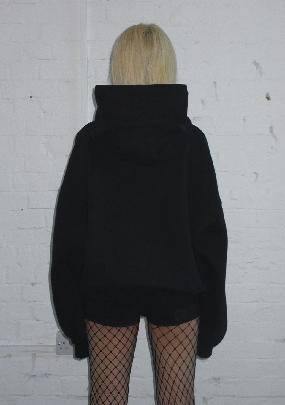 404 ERROR KITTY HOODIE BLACK