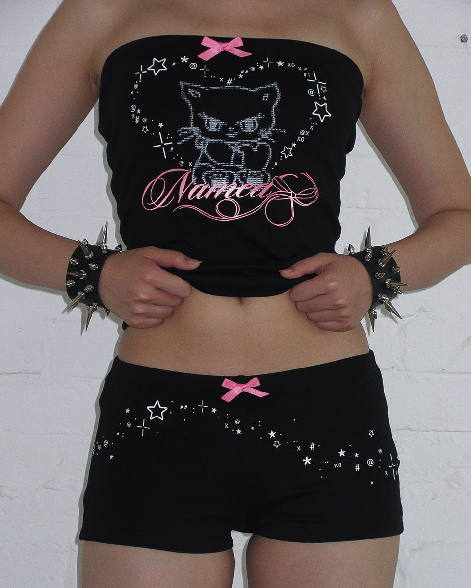 404 ERROR MICRO HOTPANT SHORTS BLACK