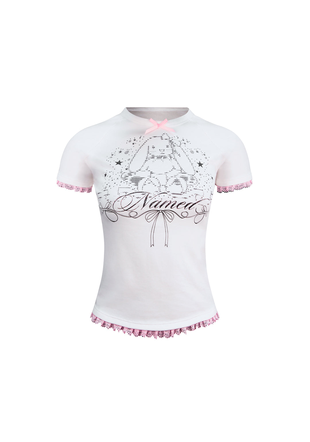 404 ERROR BUNNY BABY TEE WHITE