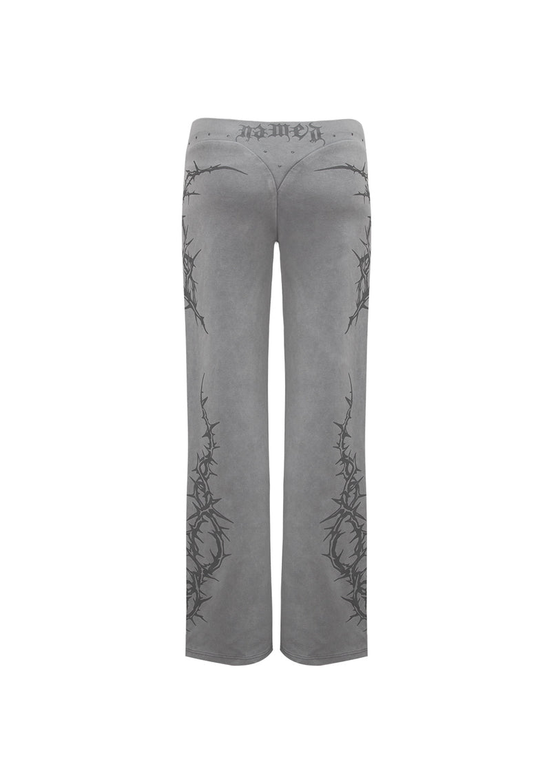 CURSE SCULPT STRETCH PANTS WASHED GREY