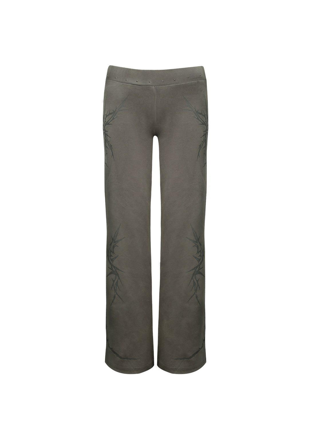 CURSE SCULPT STRETCH PANTS LIGHT WASHED ARMY GREEN