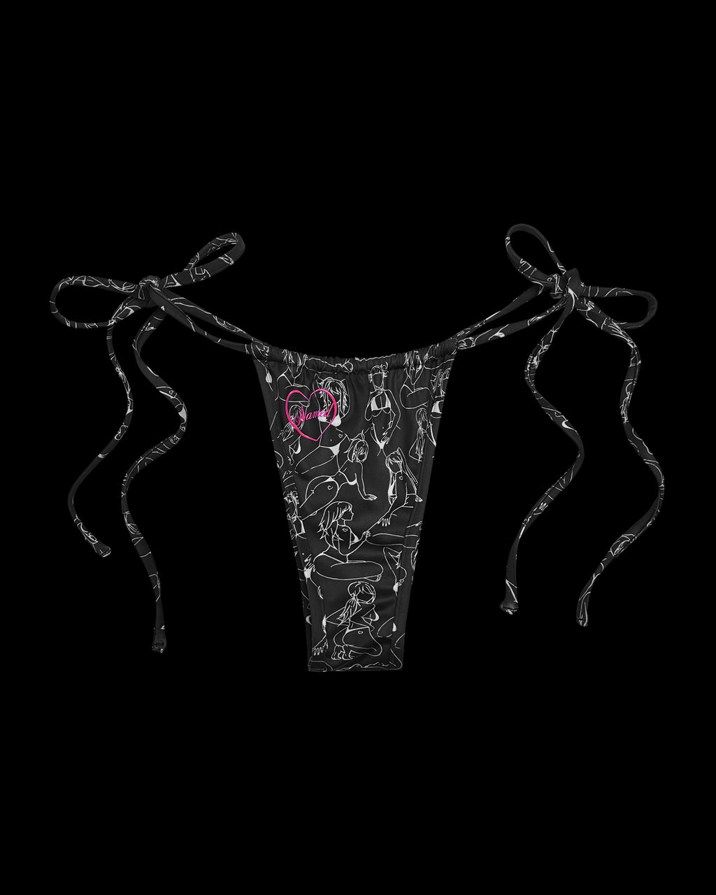 INTERNET GIRLFRIEND BIKINI BOTTOMS BLACK – NAMED COLLECTIVE®