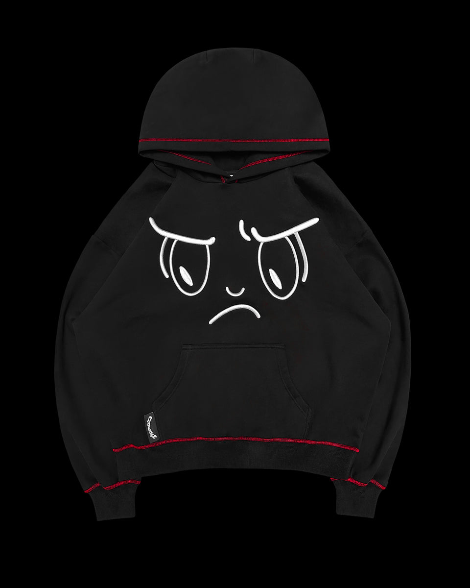 ANIMATED PULLOVER HOODIE BLACK