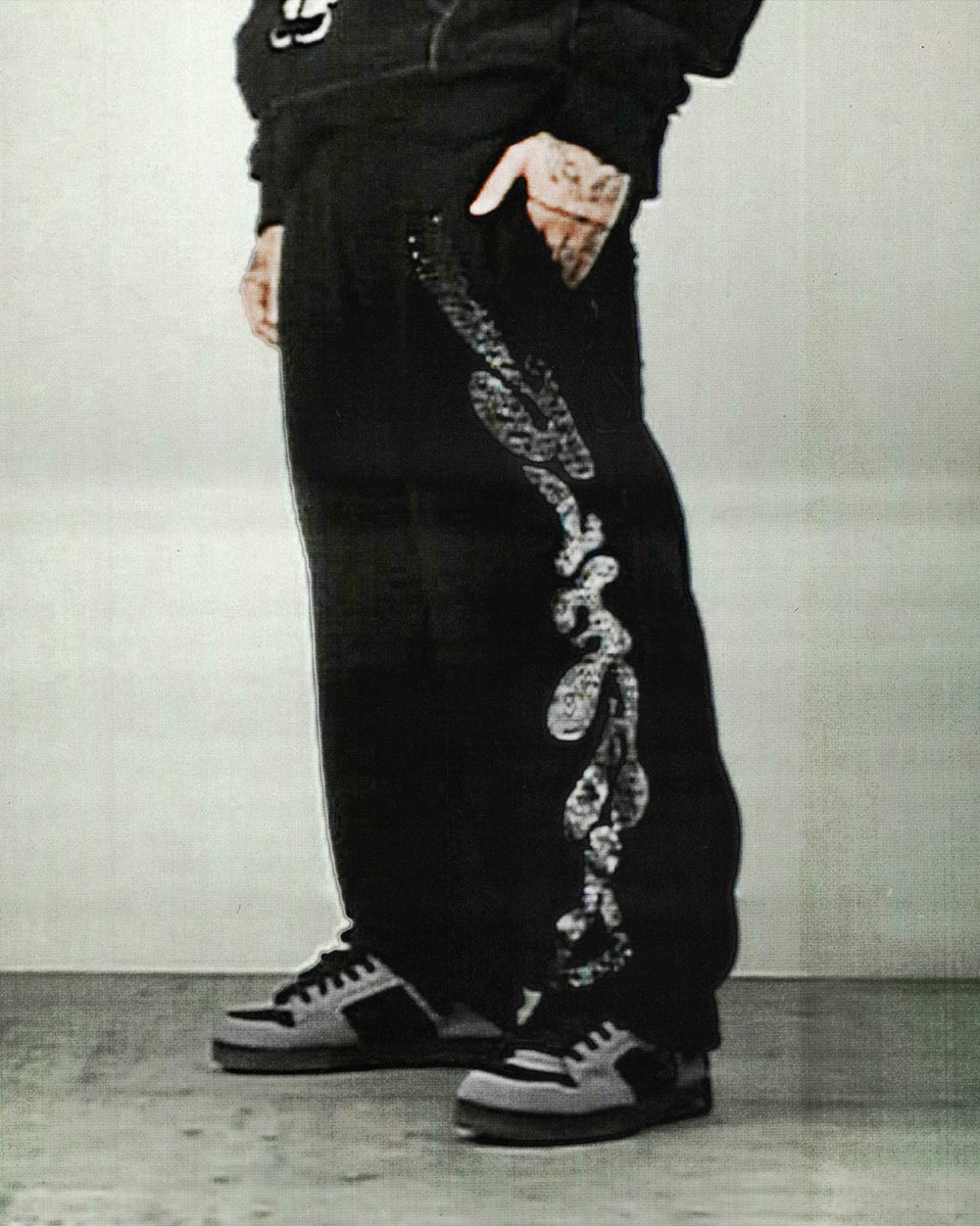 DIGI MASCOT SWEATPANTS BLACK