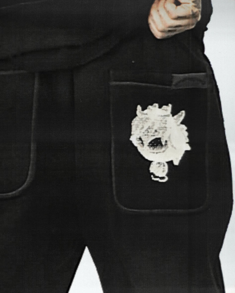 DIGI MASCOT SWEATPANTS BLACK