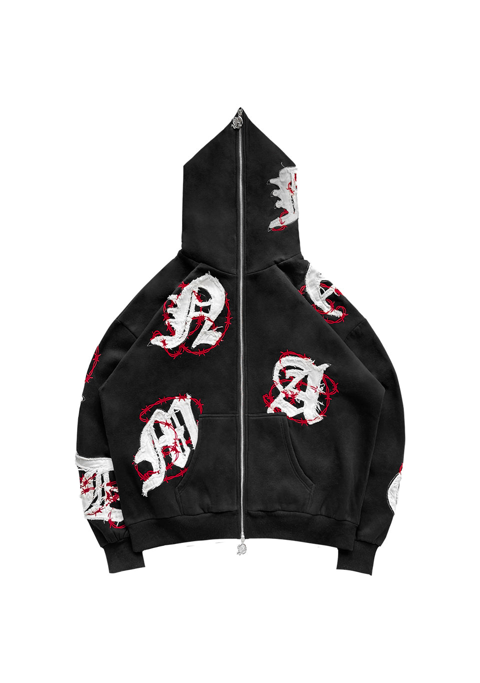CHOKEHOLD ZIP HOODIE BLACK