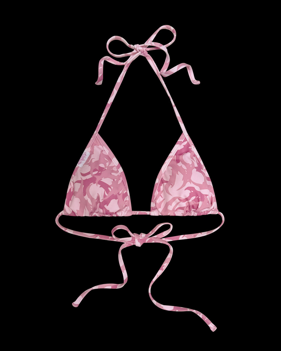 BLADE CAMO BIKINI TOP PINK