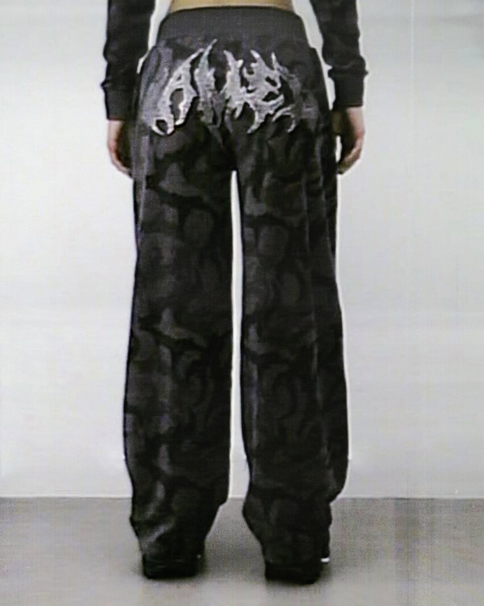 BLADE CAMO VELOUR SWEATPANTS NIGHT