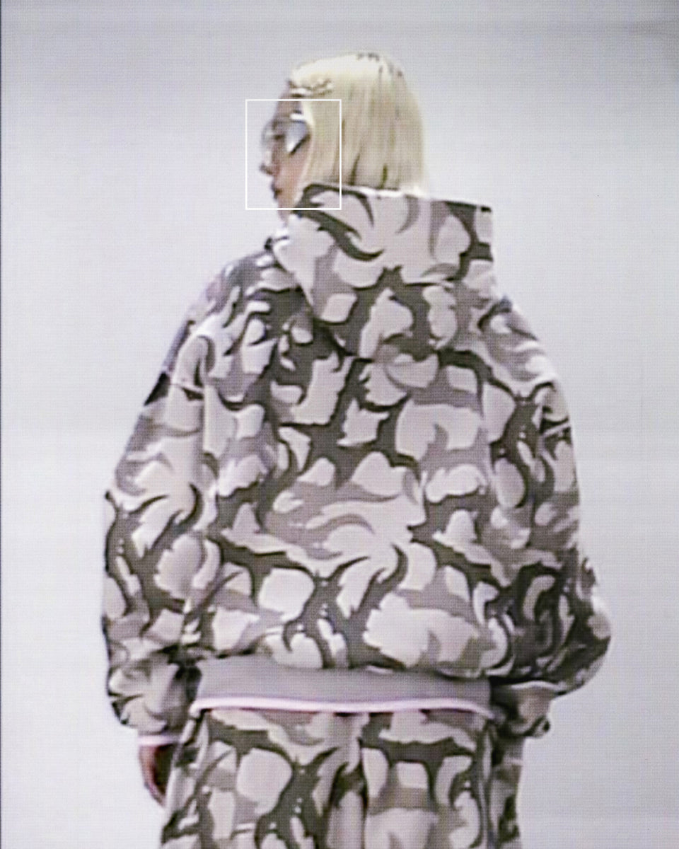 BLADE CAMO ZIP HOODIE BONE