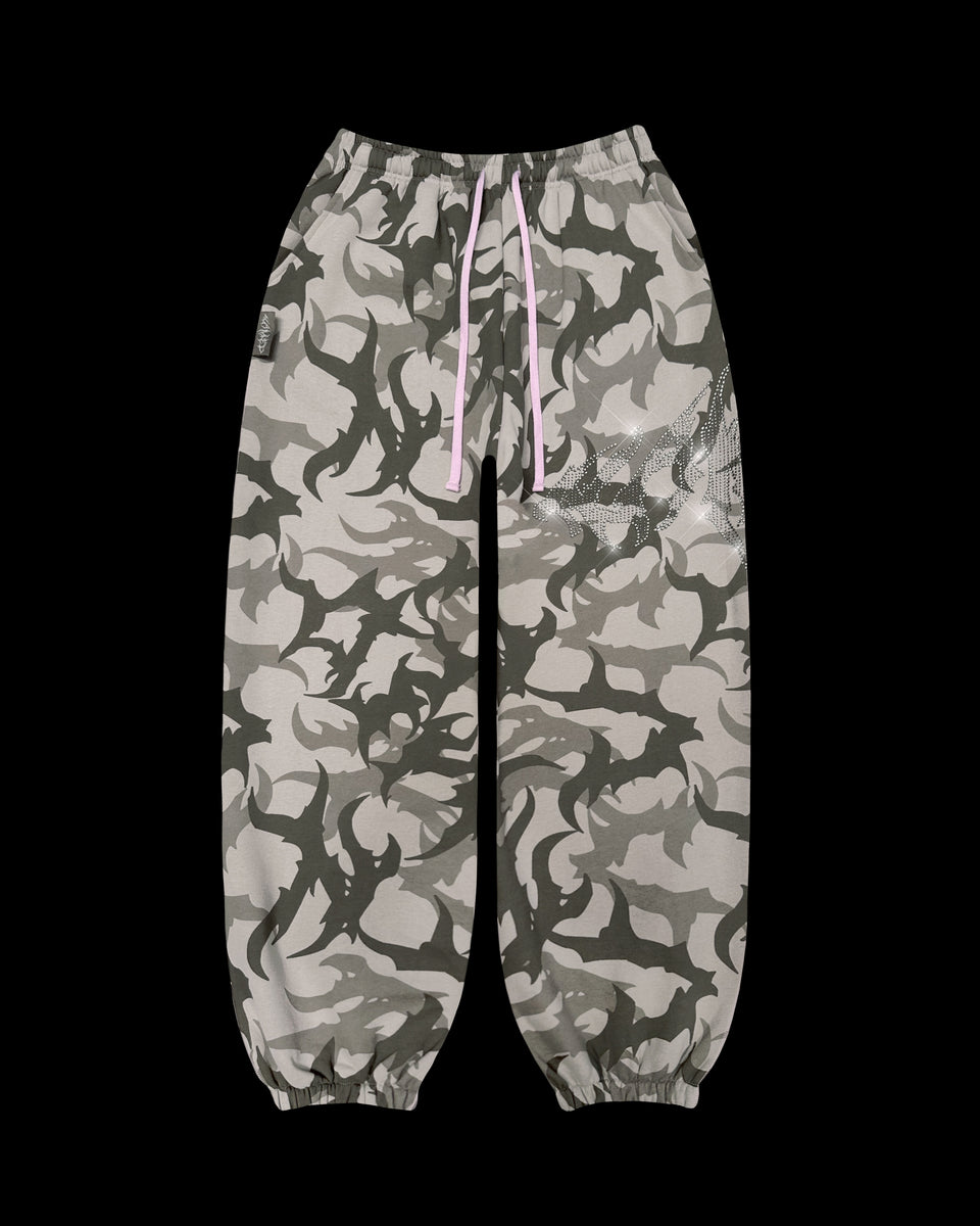 BLADE CAMO SWEATPANTS BONE