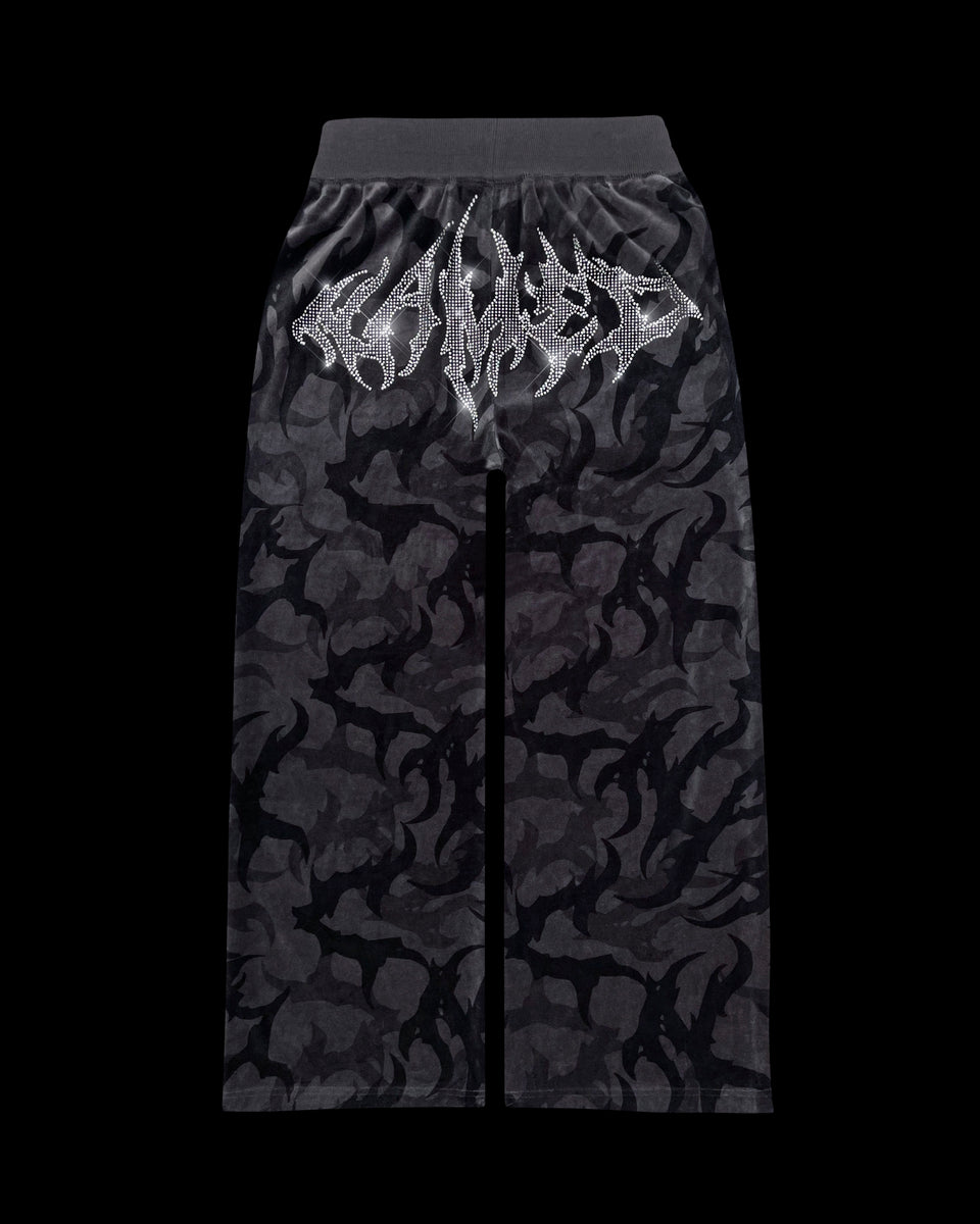 BLADE CAMO VELOUR SWEATPANTS NIGHT