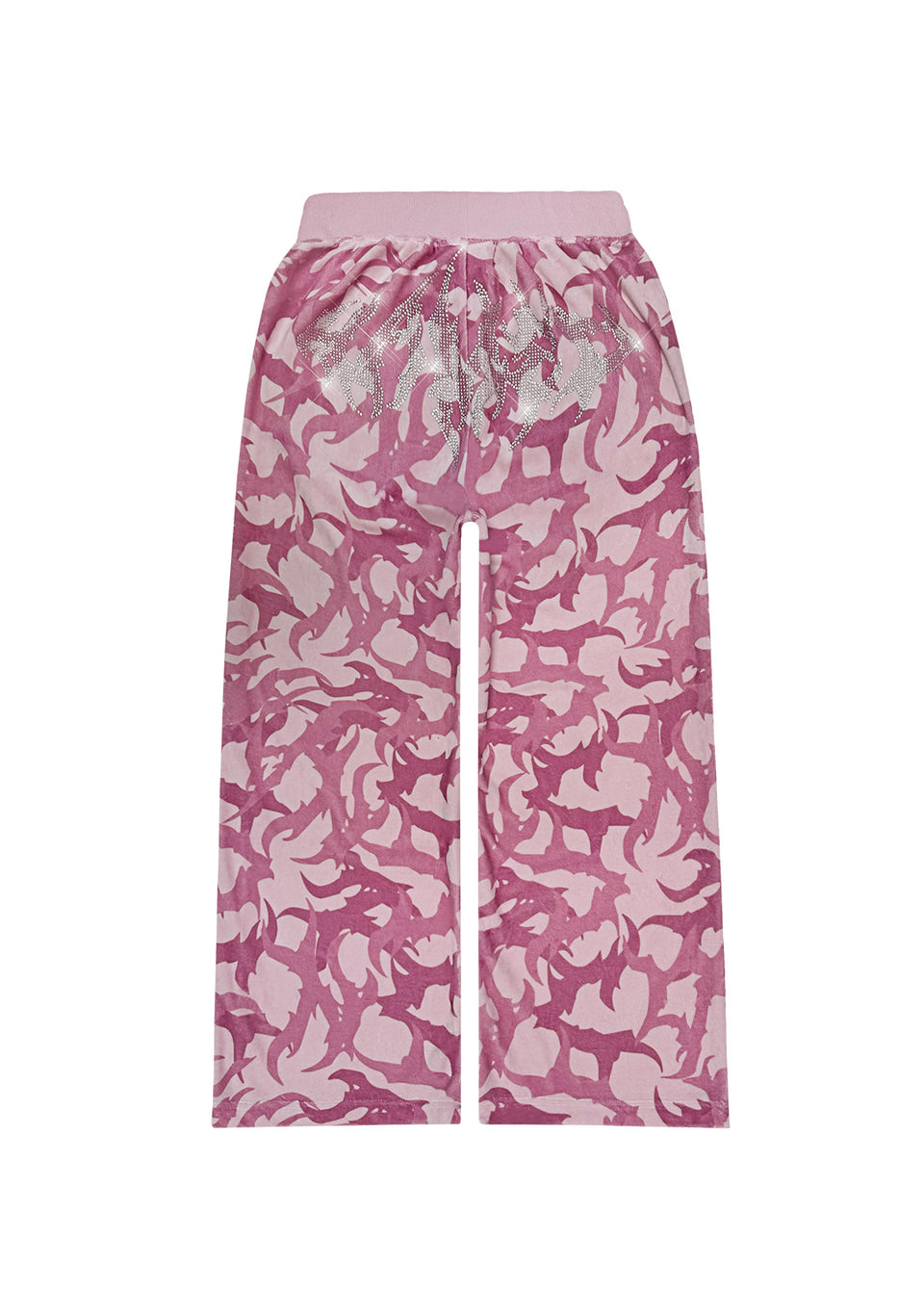 BLADE CAMO VELOUR SWEATPANTS PINK