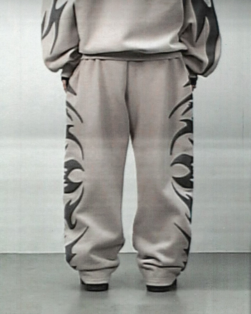 FLAME SWEATPANTS BONE