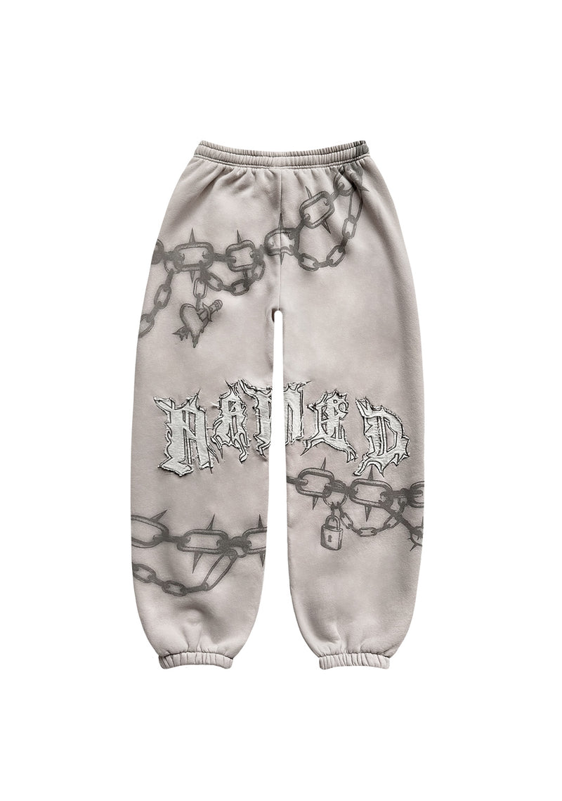 CHAINS SWEATPANTS BONE