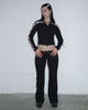 PRINC355 RIBBON SCULPT STRETCH PANTS BLACK