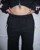 PRINC355 RIBBON SWEATPANTS BLACK