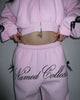 PRINC355 RIBBON SWEATPANTS BABY PINK