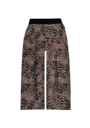 DAGGERS STRAIGHT LEG SWEATPANTS LEOPARD