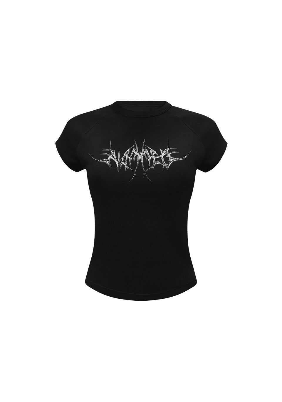 DESTROY CHROME BABY TEE BLACK