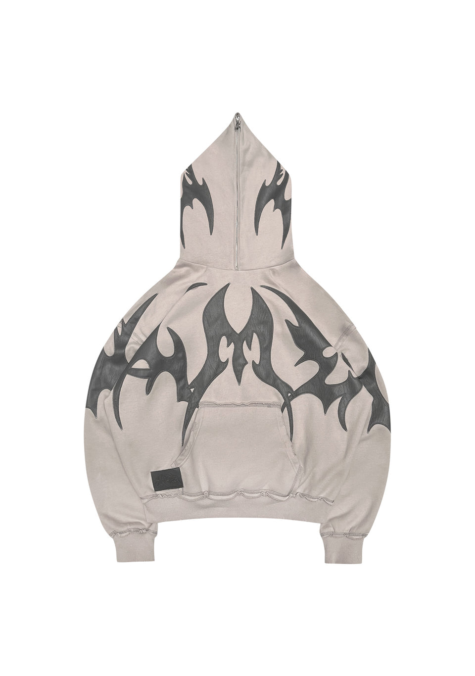 FLAME HOODIE BONE