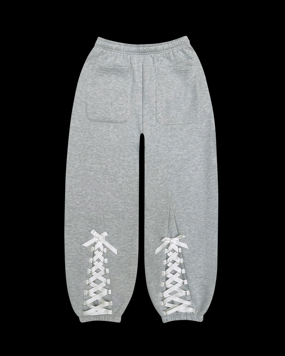 FORBIDDEN SWEATPANTS GREY MARL