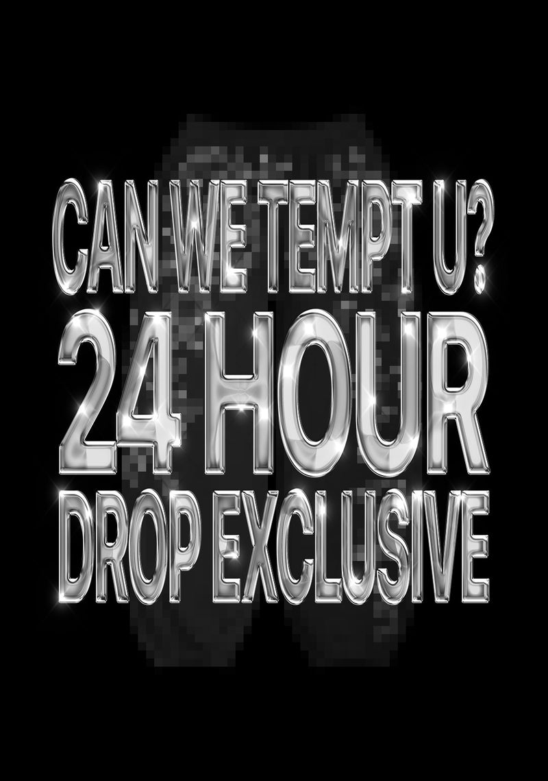 HEIST RHINESTONE SAFETY PIN OVERSIZED SWEATPANTS BLACK