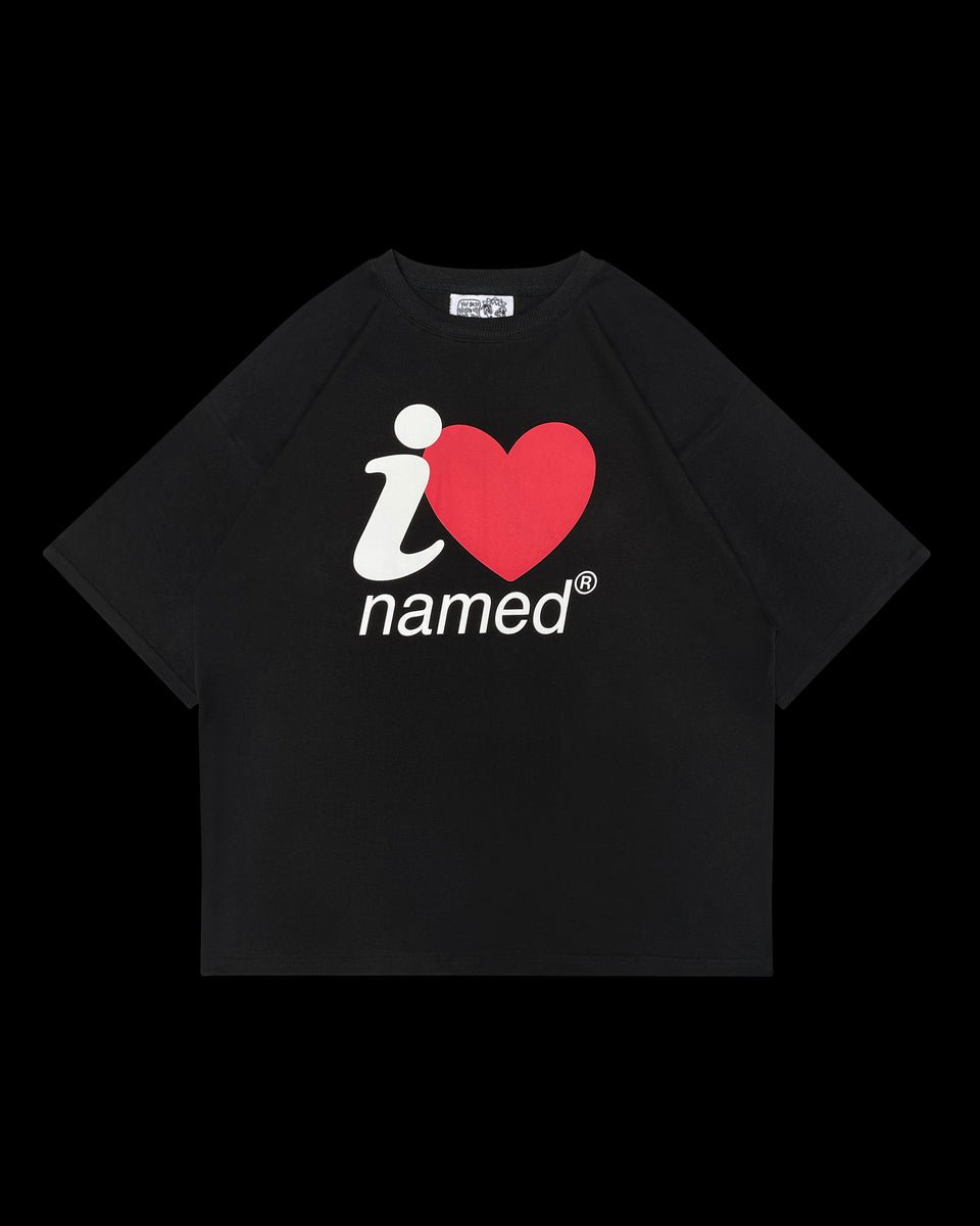 I <3 NAMED OVERSIZED TEE BLACK