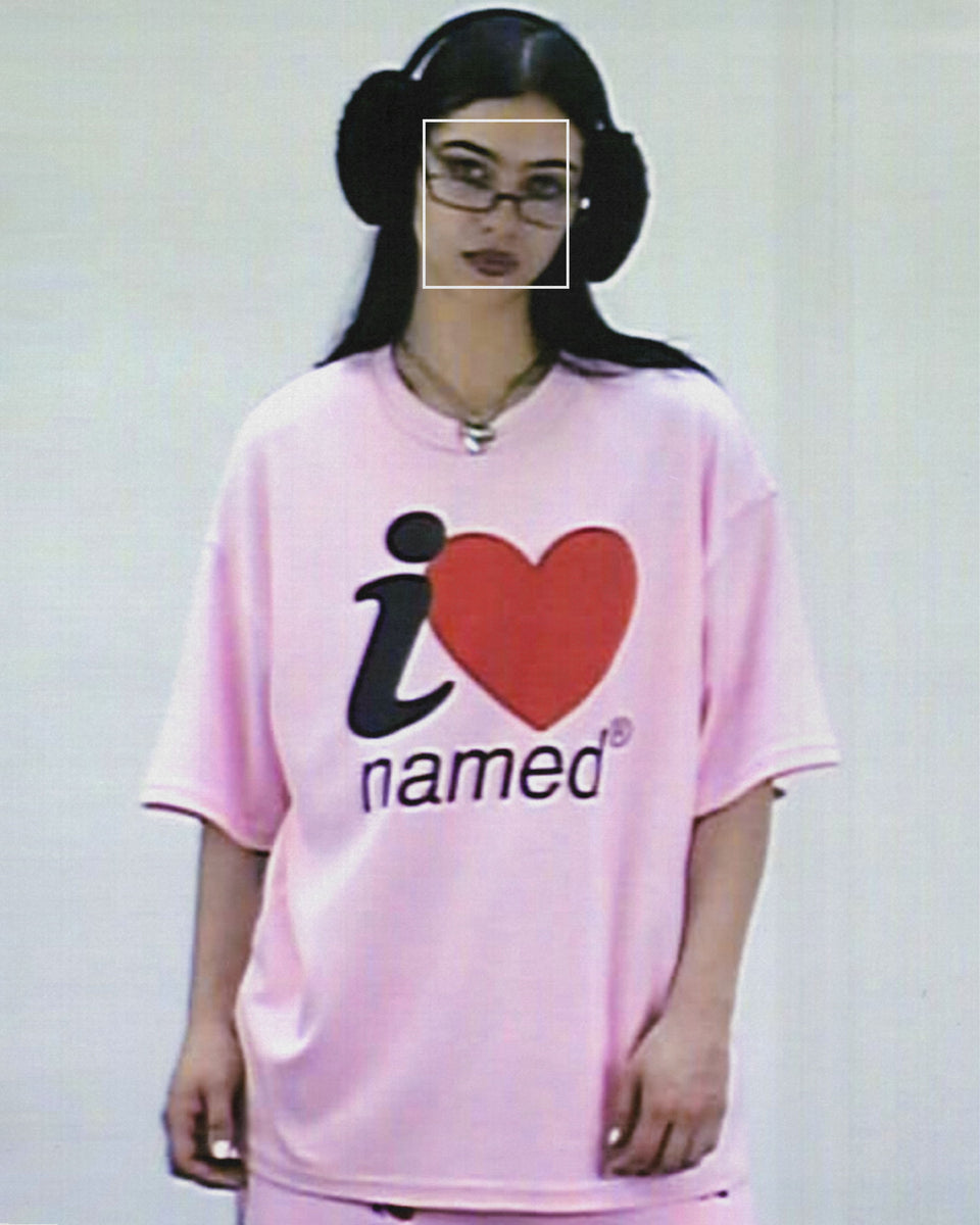 I <3 NAMED OVERSIZED TEE BABY PINK