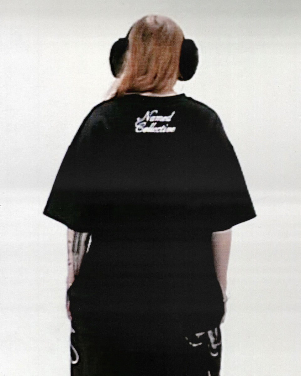 LETHAL RHINESTONE OVERSIZED TEE BLACK