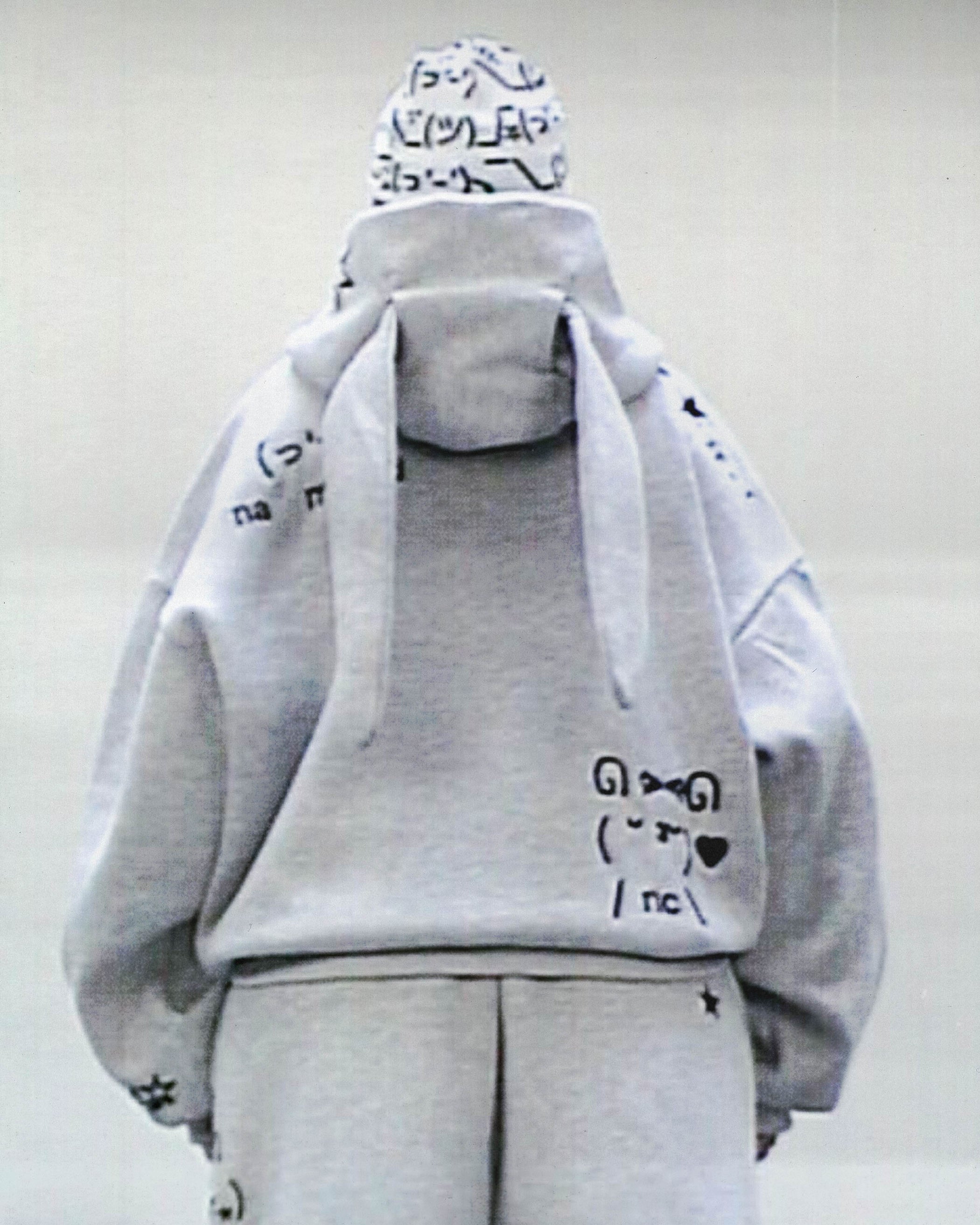 MALFUNCTION ZIP HOODIE GREY MARL (DETACHABLE EARS) – NAMED COLLECTIVE®