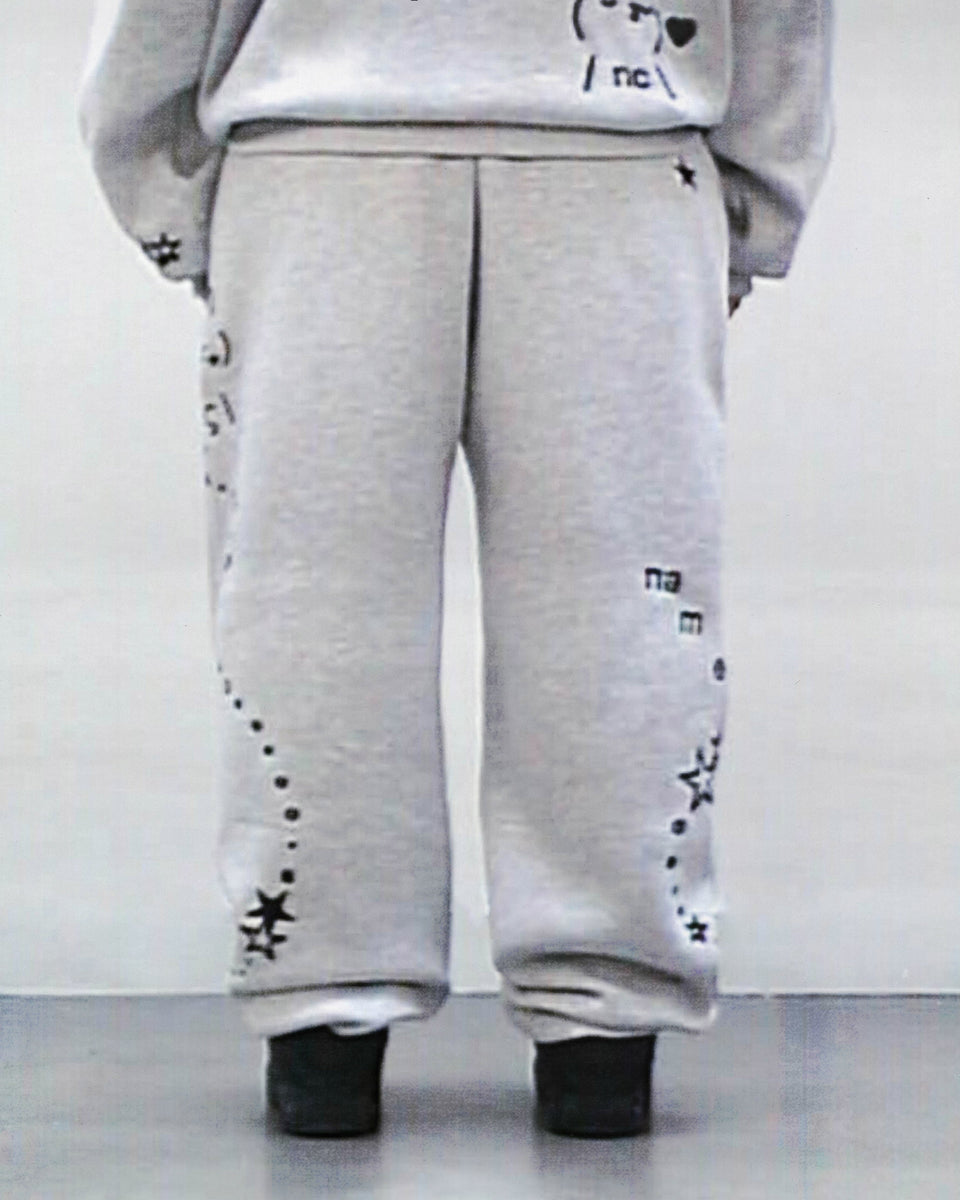 MALFUNCTION SWEATPANTS GREY MARL